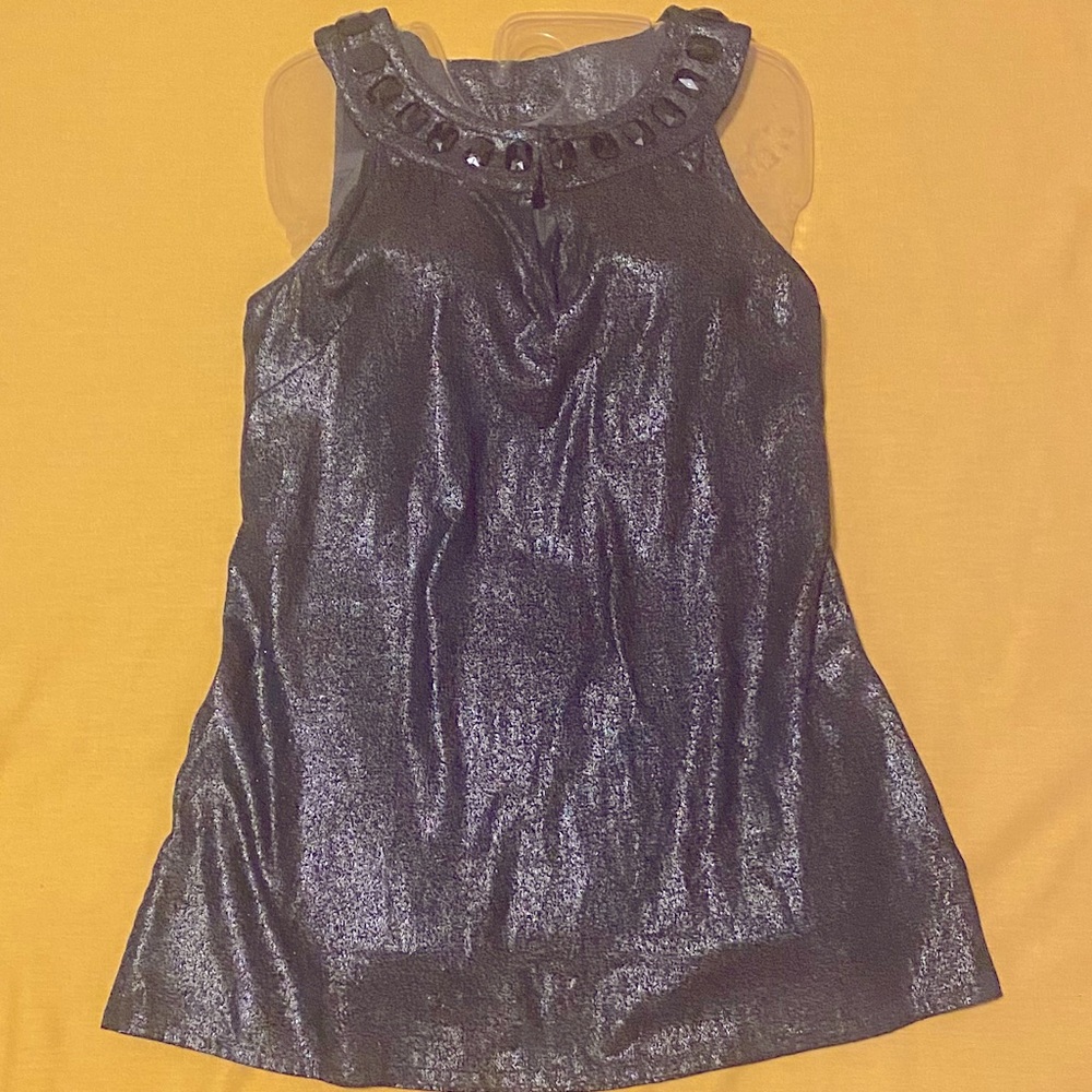 Joie Mini Glittery & Embellished Swing Dress